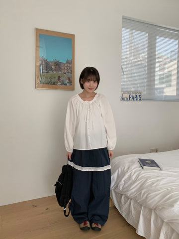 Ushini Lace Two-Way Skirt Pants